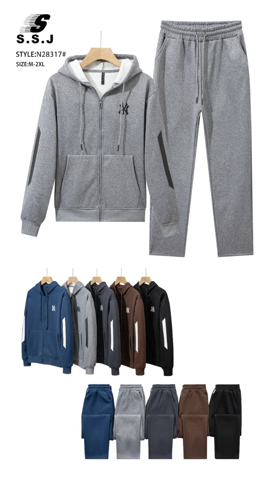 Conjunto frizado adulto con cierre